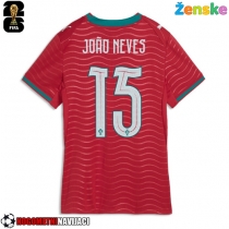 Ženske Nogometnih dresov Portugalska Joao Neves #15 Domači SP 2026 Kratki rokavi